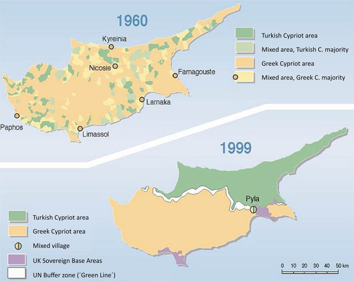 Kaart turk Küpros